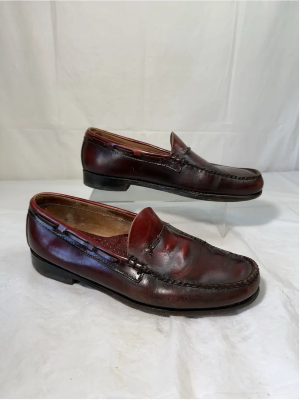 G.H. Bass & Co. Weejuns Logan Shoes Mens Size 9 M Leather Penny Loafers